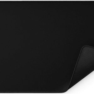 Extended Gaming Mouse Pad with Stitched Edges Large XXL Desk Mat with Non Slip Rubber Base for Gamers and Office Work 36x16 Inch Black